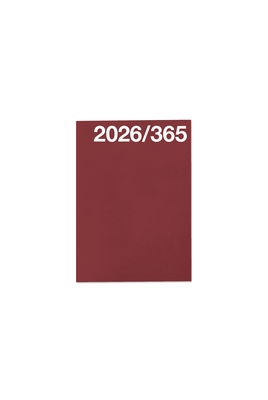 베이직 플래너 2026 Basic Planner - 7420 Burgundy