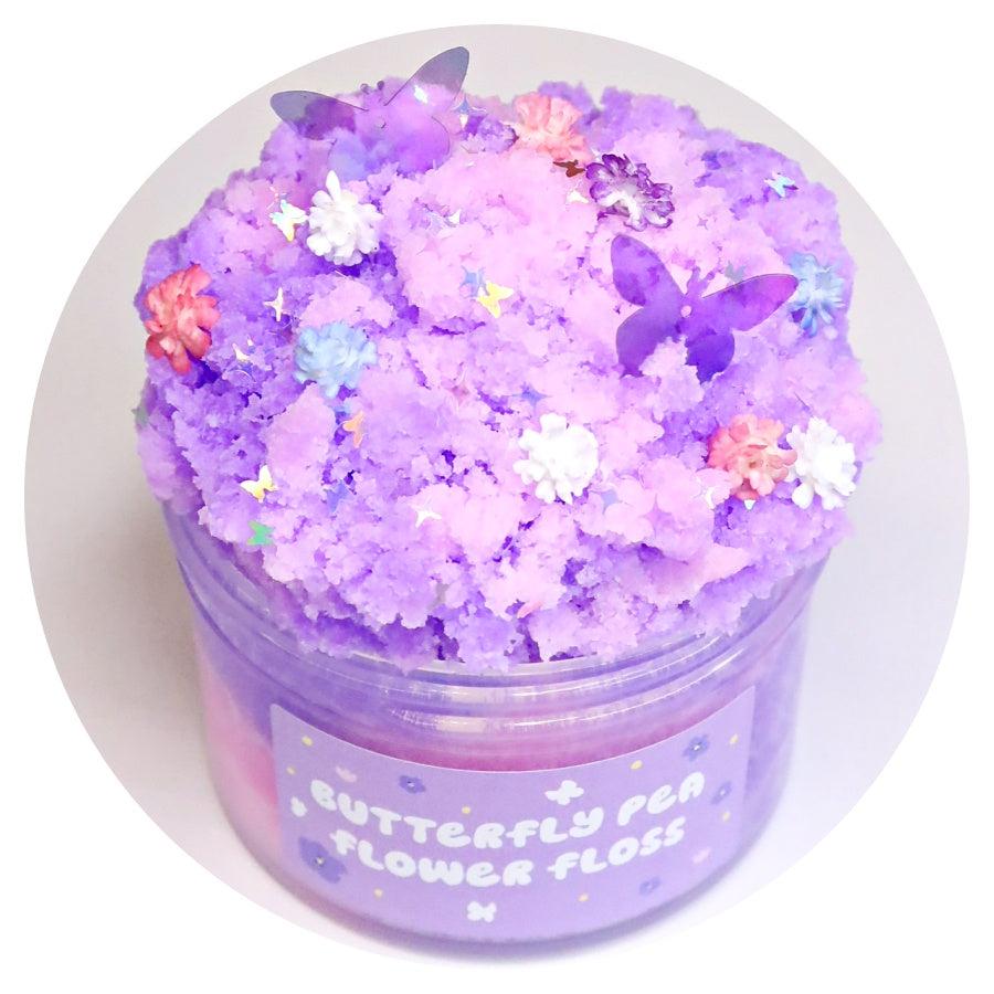 Butterfly Pea Flower Floss Slime
