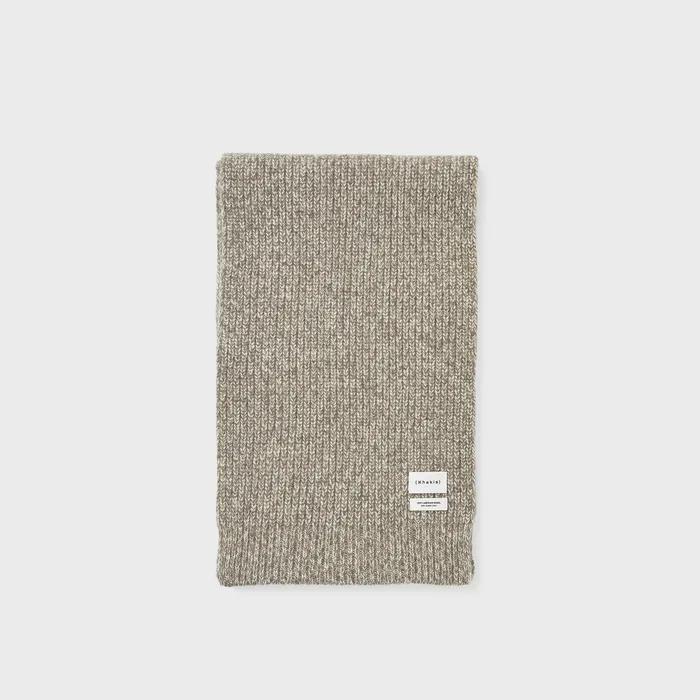 Cove Knit Muffler Pebble