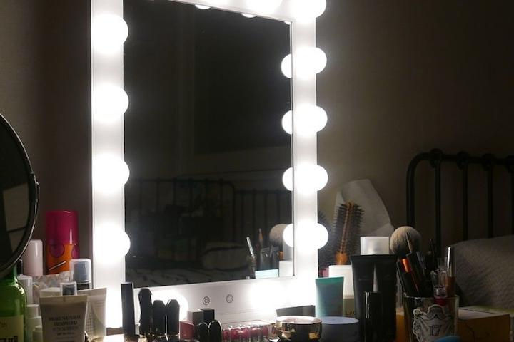 헐리우드 LED 탁상거울 화장대 탁상용 조명 무드등 거울 인테리어