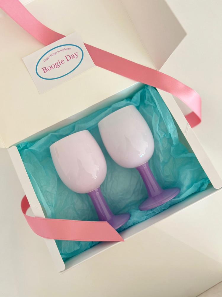 [부기데이] 고블렛선물세트 집들이 답례품 기념일 2인 커플선물세트