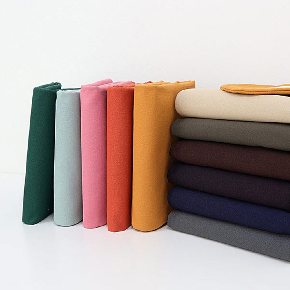 1/2마 대폭 10수 캔버스 원단 가방지 엔틱무지 11color (335008)
