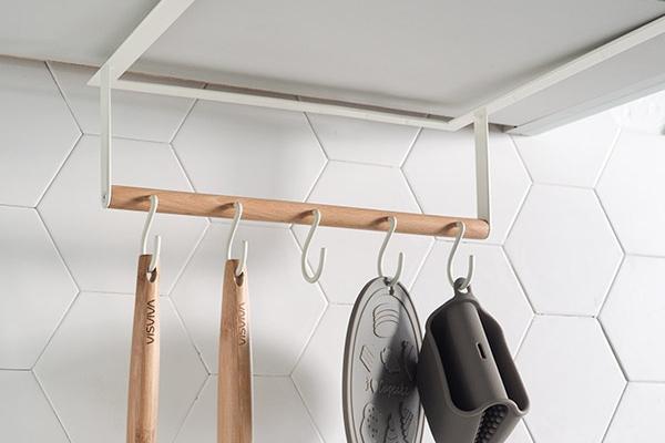 아이엠 주방 수납 정리용품 주방 선반 조리도구걸이(가로형)