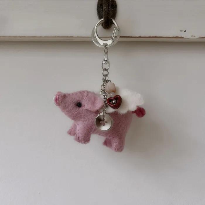 Angel Pig 키링