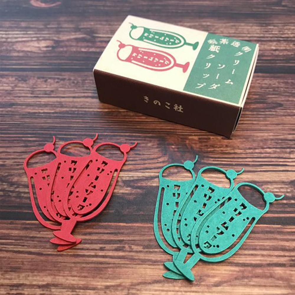 키노코사 크림소다 종이 클립