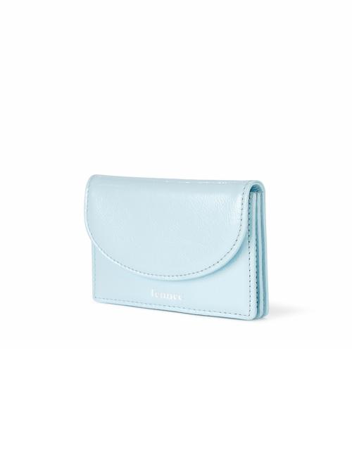 CRINKLE HALFMOON ACCORDION POCKET - CANDY BLUE