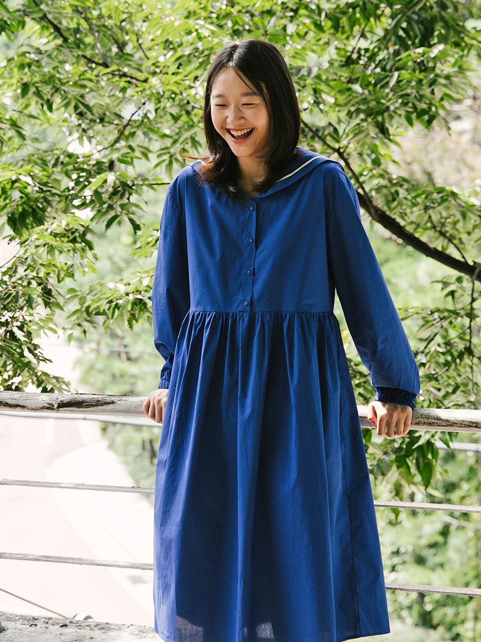 POSITANO SAILOR DRESS_BLUE