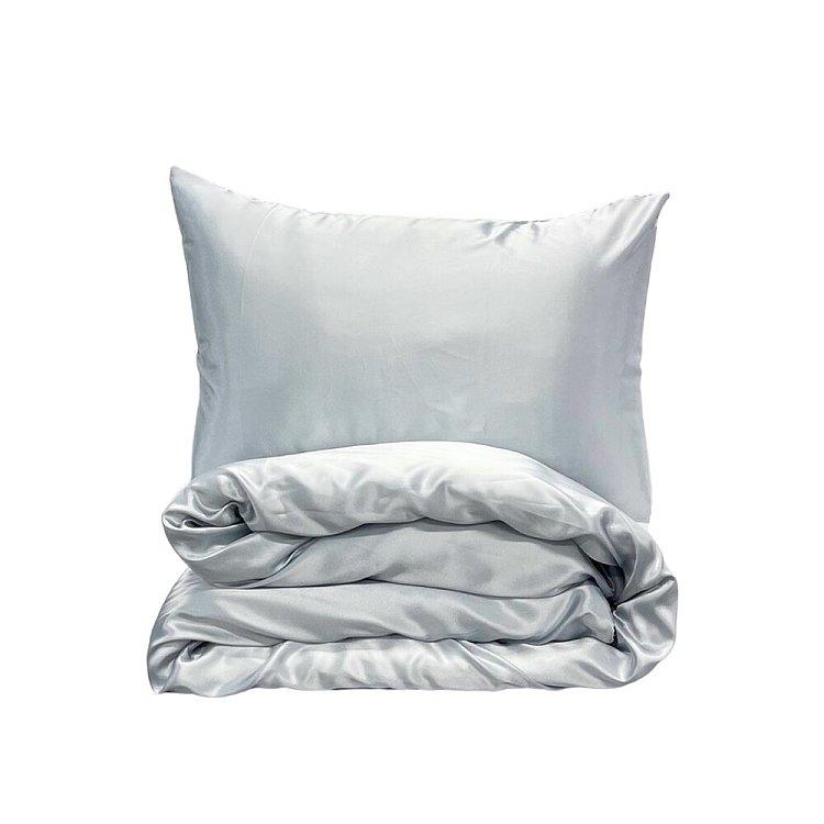 Silver Satin 베딩 (Q+ 베개커버 2개 SET)