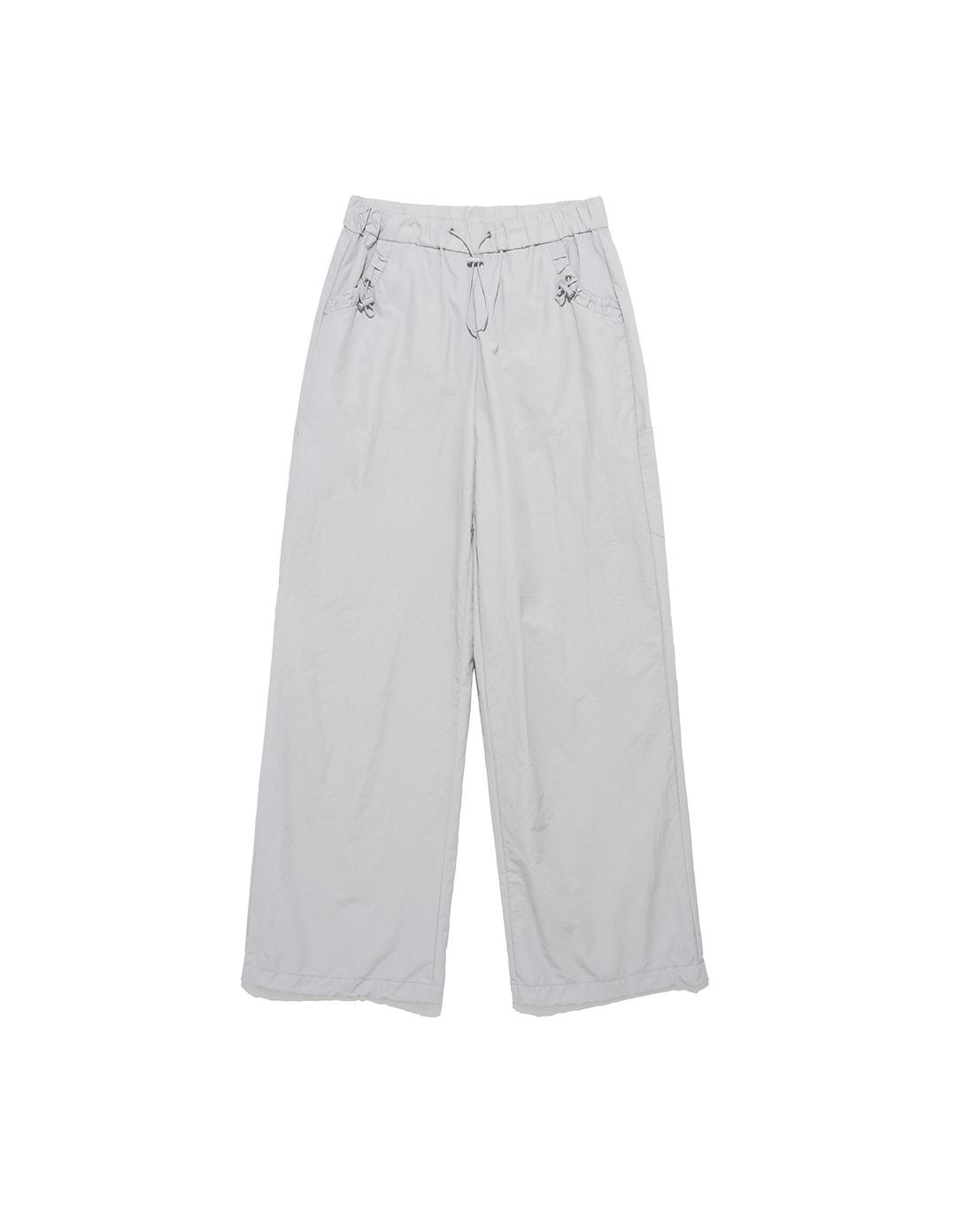 Nylon String Pants Grey