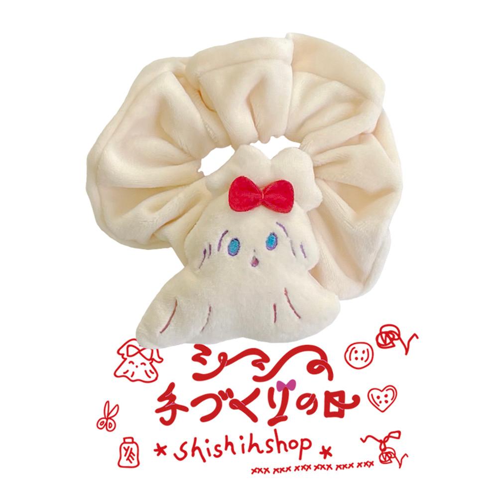 [ Shishihshop ] Shishih dog 자수 스크런치