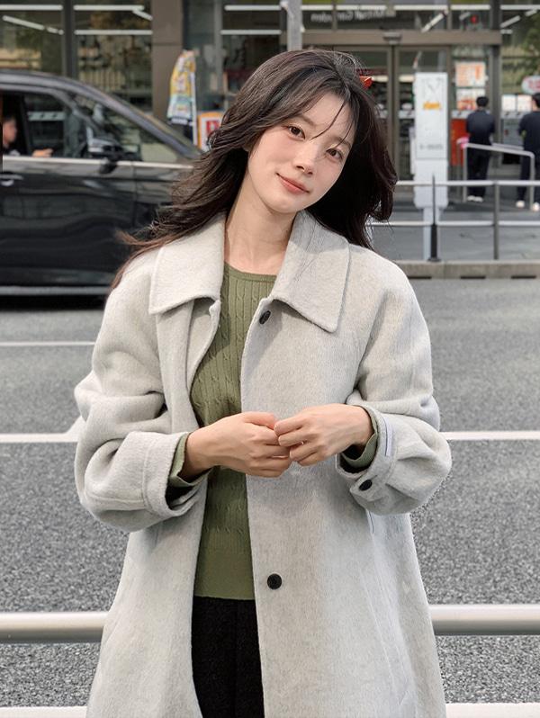 슬로우앤드 [무료배송] #SLOWMADE. 뉴세인트 핸드메이드 싱글코트