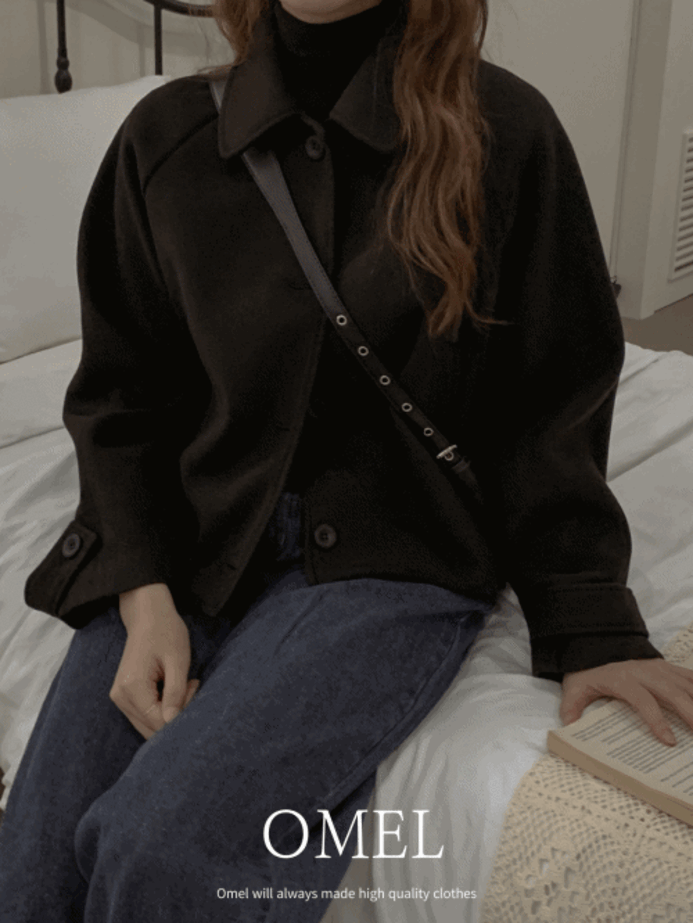 헤리 숏 코트 5color