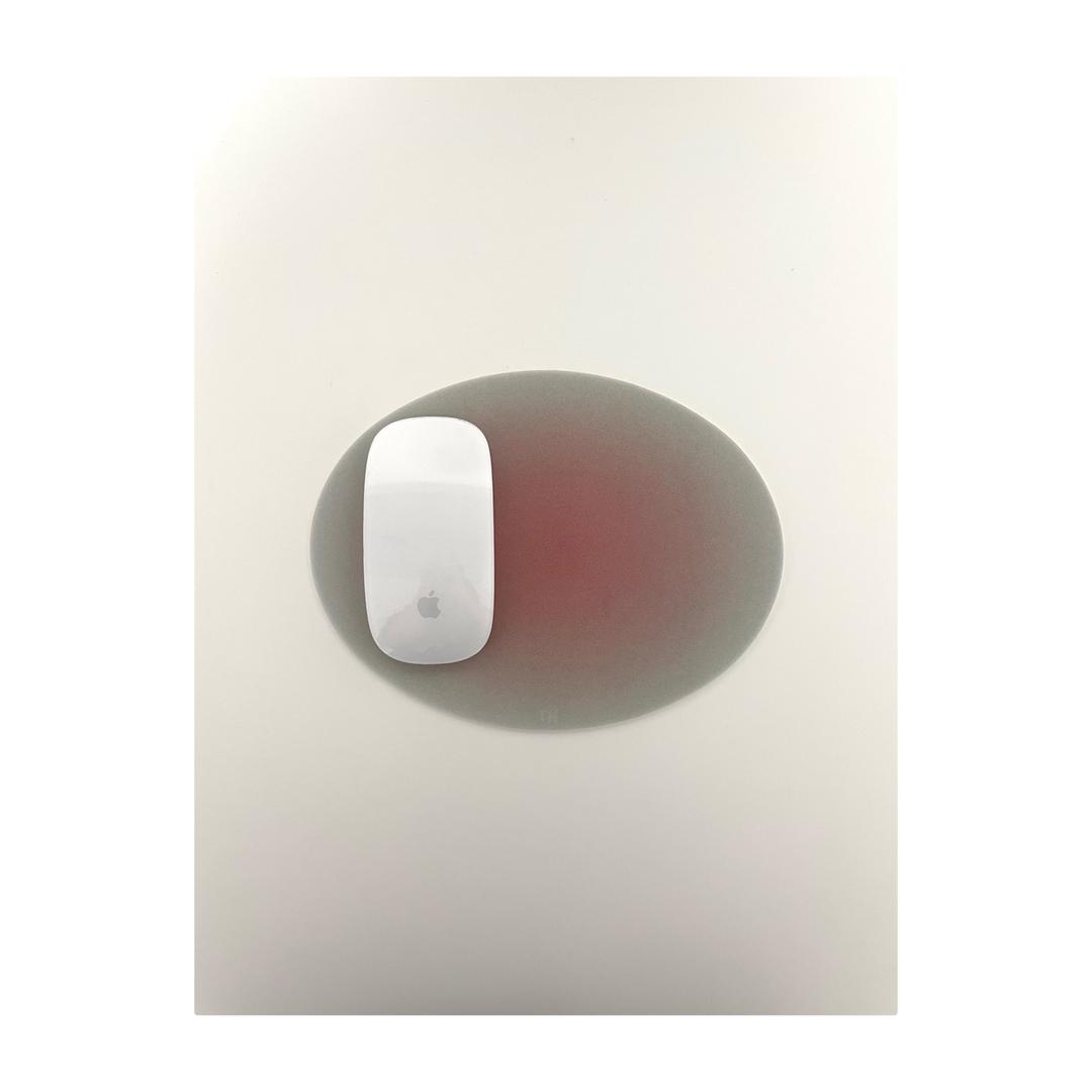 Spread mouse pad (Deep Peach+Deep Pistachio)