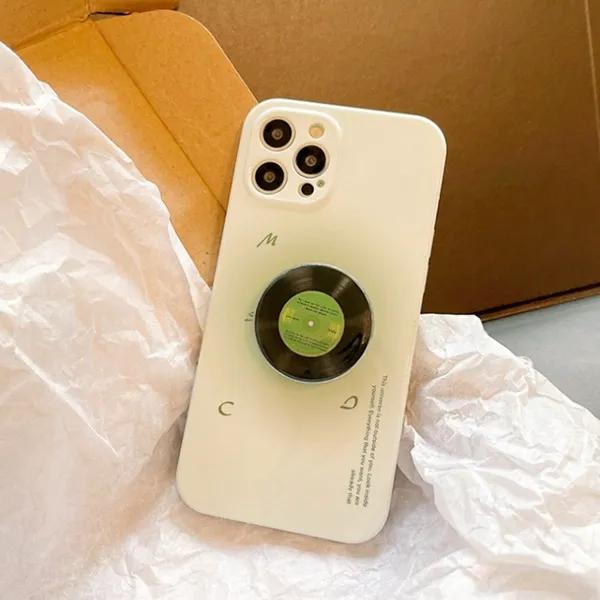 블링블링케이스 [당일출고/SALE] 그라데이션 그린 엘피 아이폰 그립톡 케이스 세트