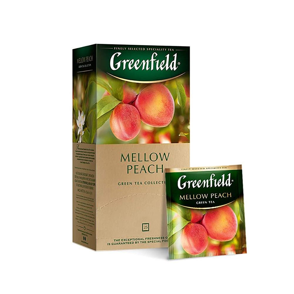 그린필드티 멜로우 피치 그린티 25티백 [원산지:미국산(Greenfield)]
