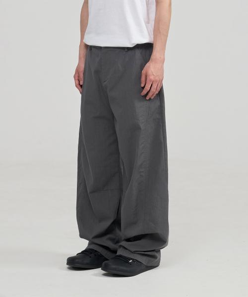 나일론 커브드 팬츠 (차콜)