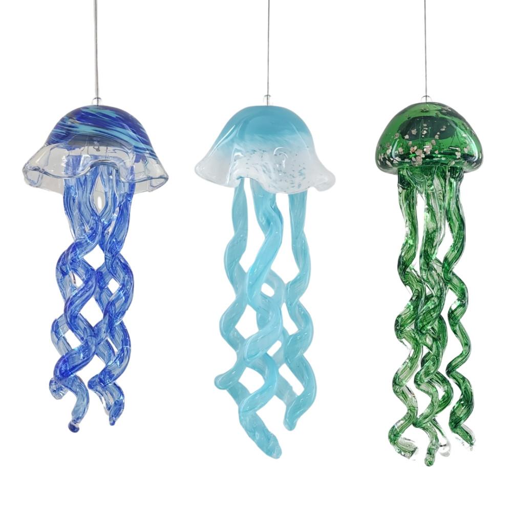 해파리 유리 모빌 썬캐쳐 인테리어 오브제 소품