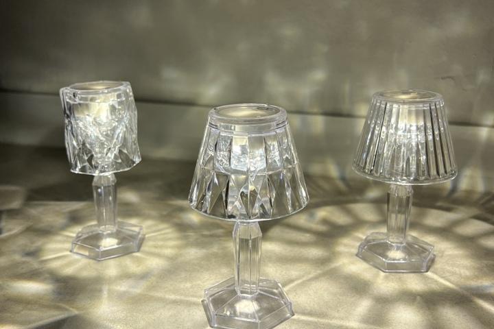 1+1 크리스탈 미니 무드등 침실등 인테리어 조명 3종