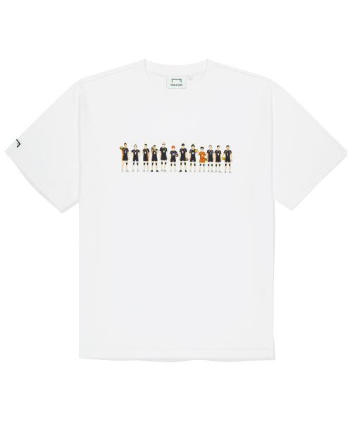 [하이큐]HAIKYUU!! TEE SHIRT-LINEUP-WHITE