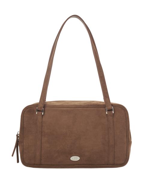 져니 숄더백 / 스웨이드 브라운