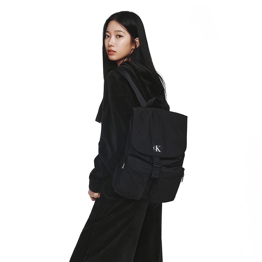 [카즈하착용][CK ACC] 여 블랙 CKJ 시티 나일론 백팩 DH3331 001