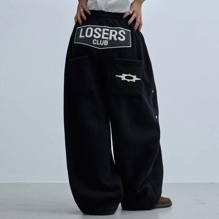 Lsc Star Stud Wide Fleece Sweat Pants Black