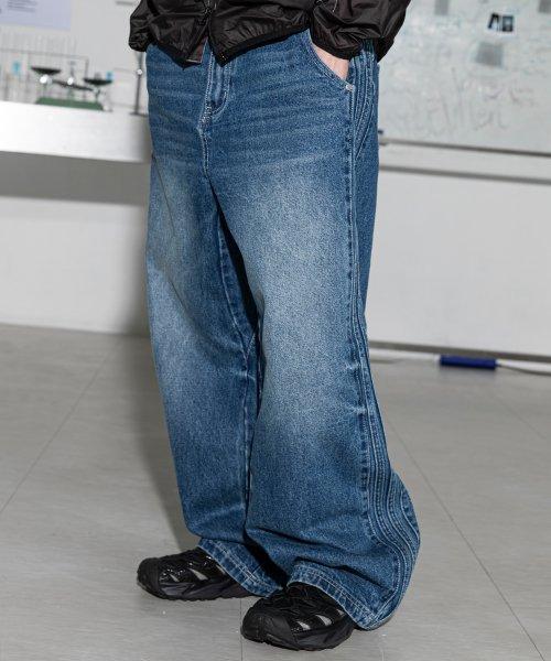 GP071 사이드와인더 데님 팬츠 (LIGHT INDIGO)