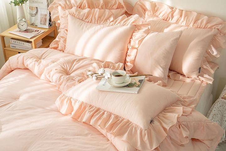 부드러운 드레시한 코튼60수 사계절 차렵이불세트 (SS/Q/K/LK)