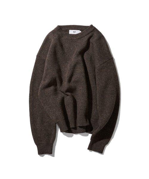 세미오버 울 블렌디드 니트 MOCHA