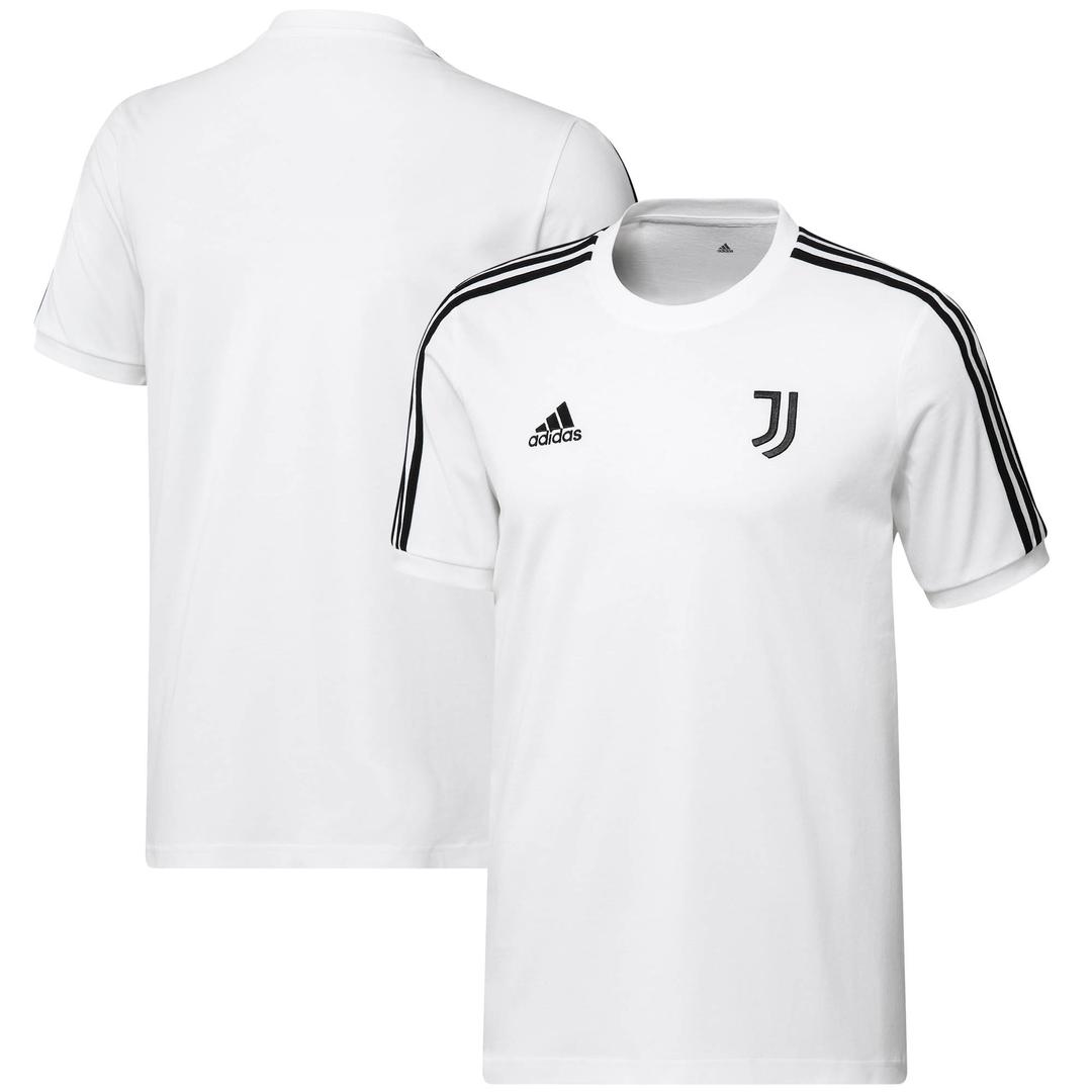 Juventus DNA 3 Stripe T-Shirt - White