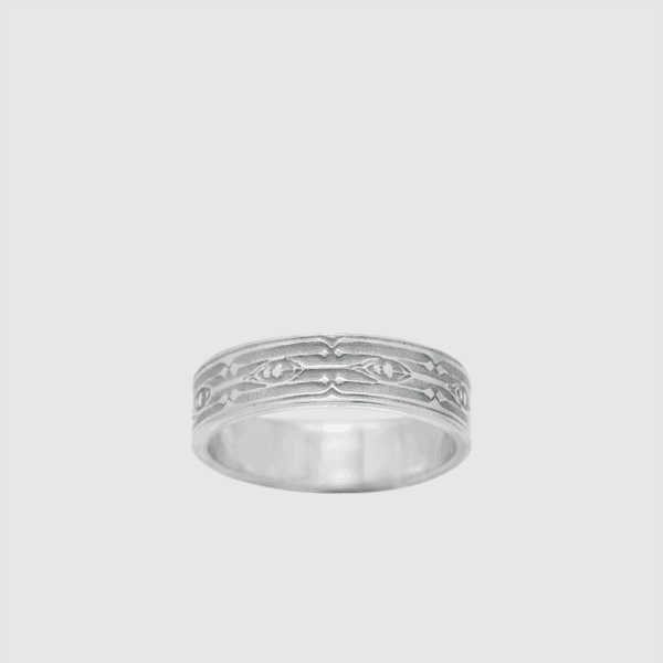 Iris etching couple ring 아이리스 에칭 커플링(남성용)