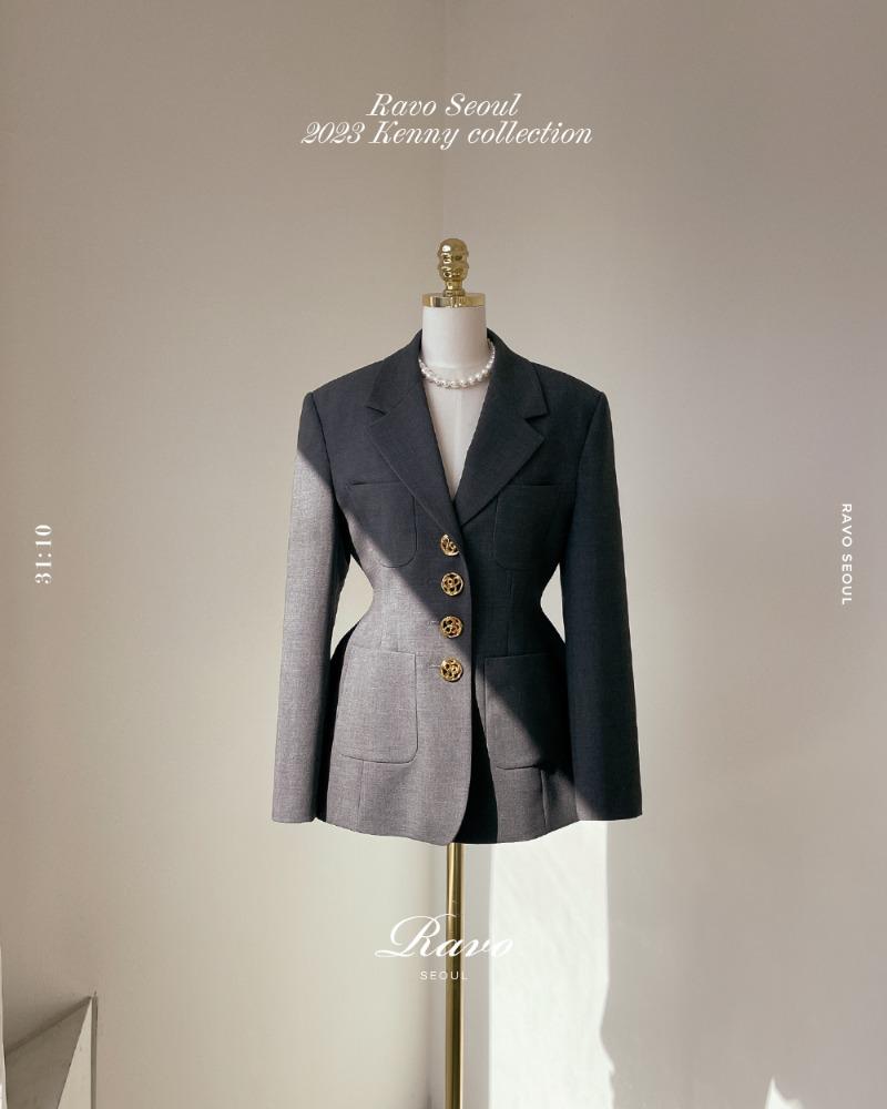 kenny 케니 Classic Tailor Jacket 자켓 - 그레이