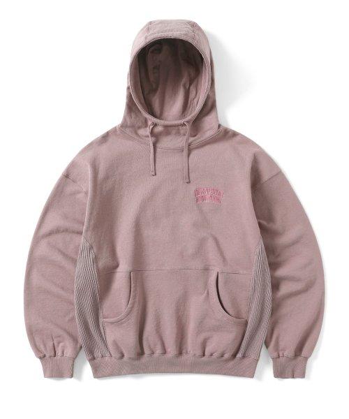 Paneled Hoodie Dusty Pink