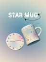 수심 Star Mug 스타 머그 컵 도자기 y2k 귀여운 별 감성 물컵 홈카페 우유
