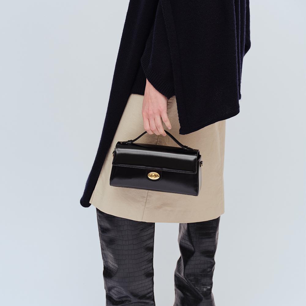 [11/18 예약배송] Carrie Bag - Midnight Black