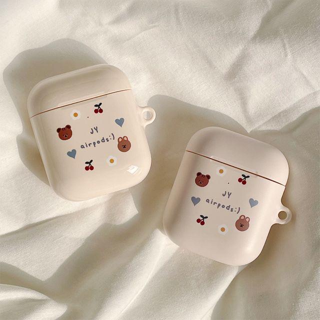 [할인/이니셜커스텀]동물친구들 에어팟/버즈 하드케이스