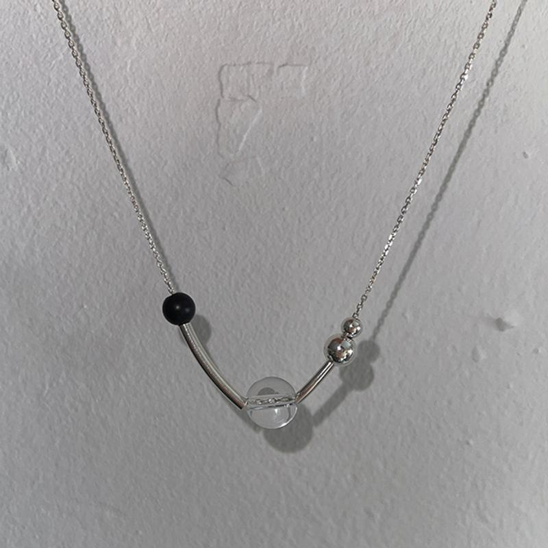 Pipe Gemstone Necklace
