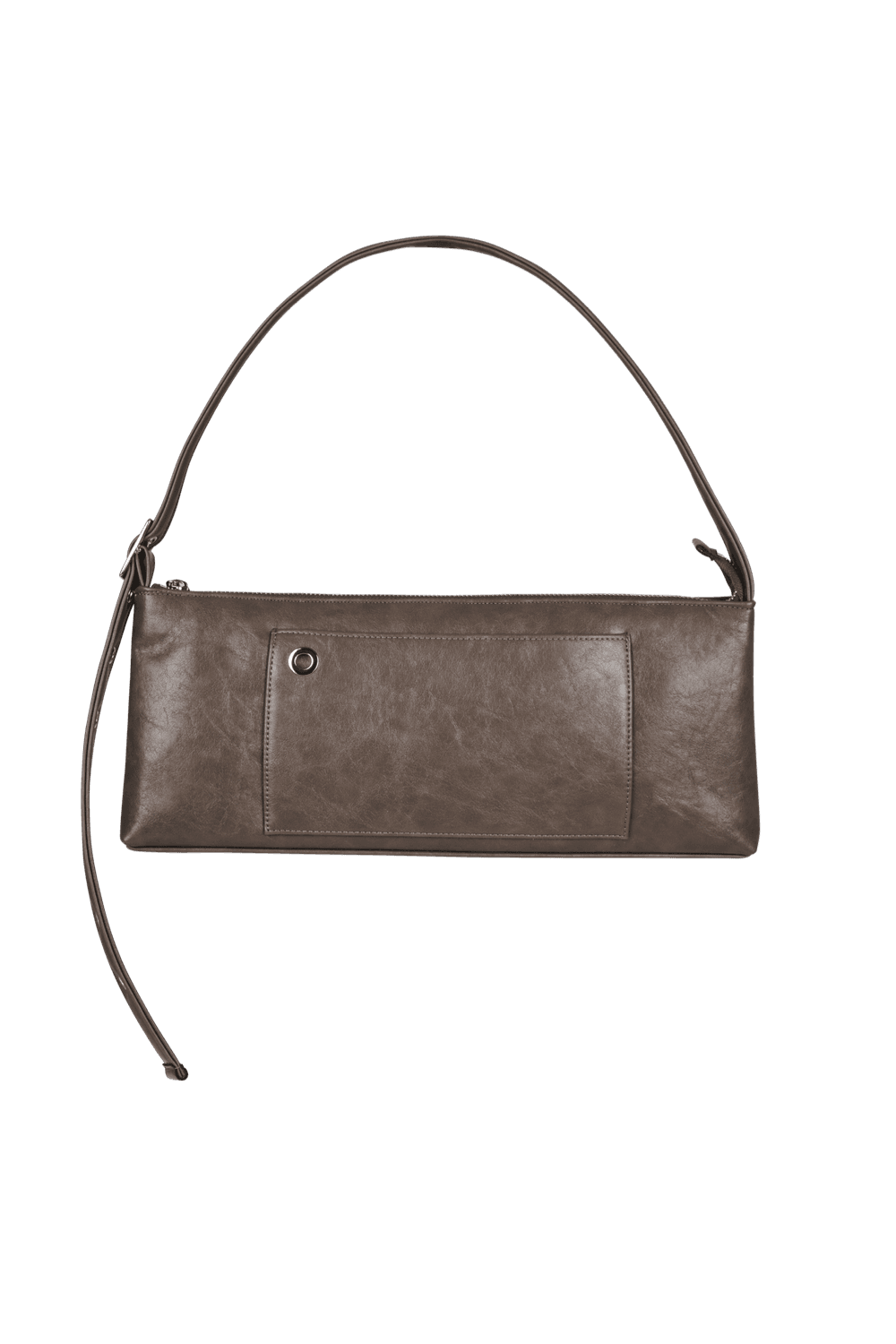 RECTANGLE BAG - Brown -