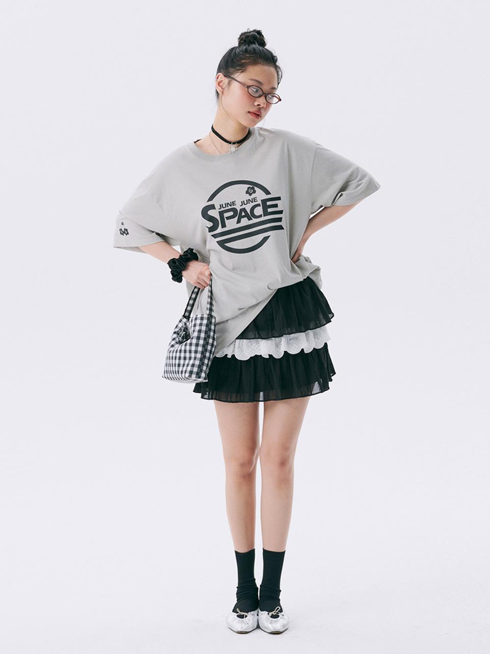 SPACE Boxy T-shirt_Grey