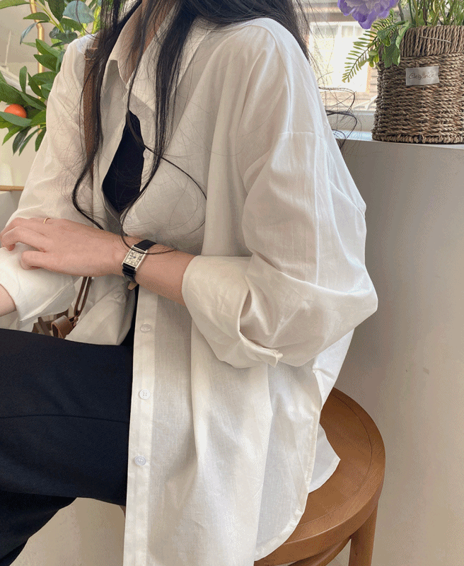 린넨 네이쳐 루즈 셔츠 (6color)