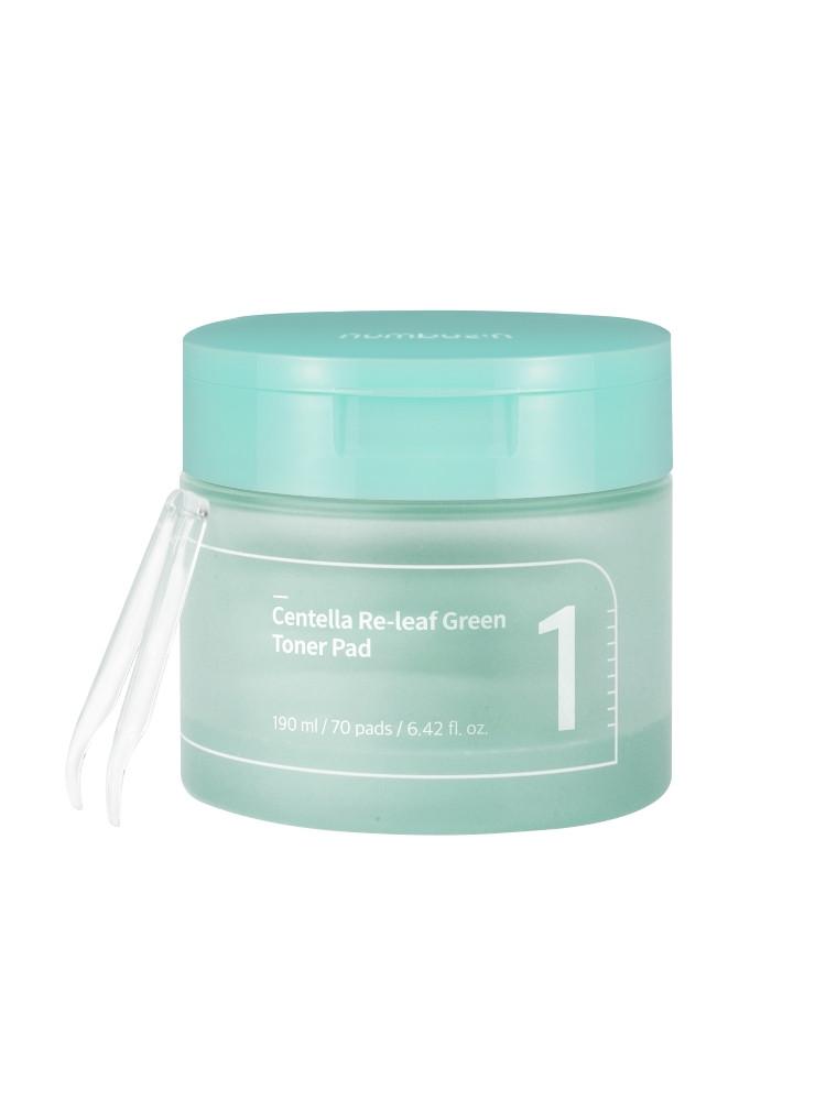 (토너 100ml 증정)넘버즈인 1번 시카 갈아만든 초록패드 70Pads