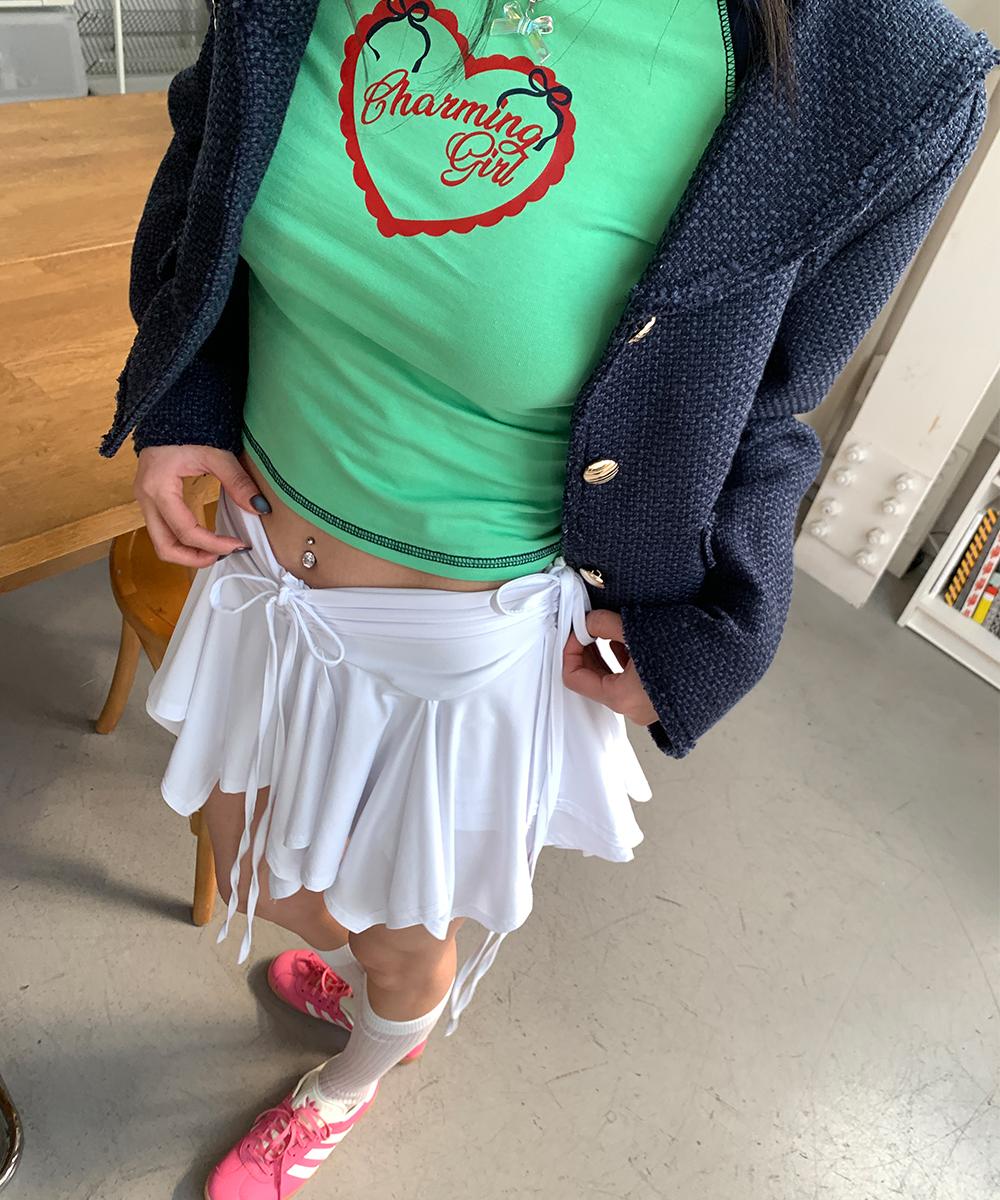 발레코어멀티스트링치마바지