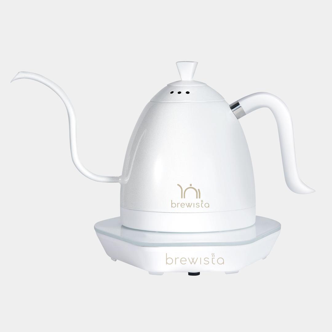 브뤼스타 전기드립포트 온도조절 무선포트 전기주전자 올화이트