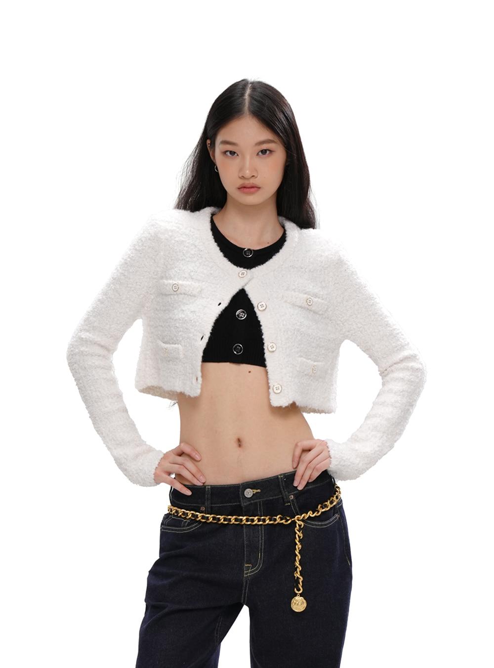 Classic Tweed Co-ord Set Up (2color)