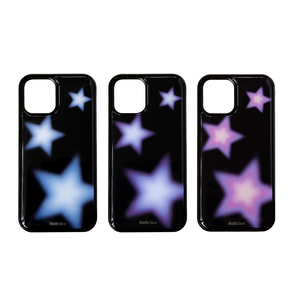 Smudging Stars 에폭시 유니버스 스머징 스타  범퍼 케이스 아이폰 갤럭시