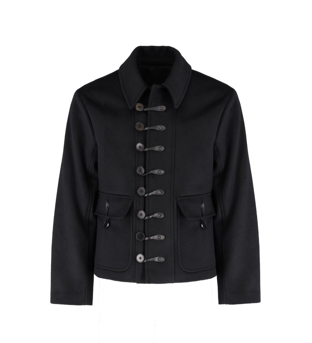 O12JB-Leather-Tied Jacket