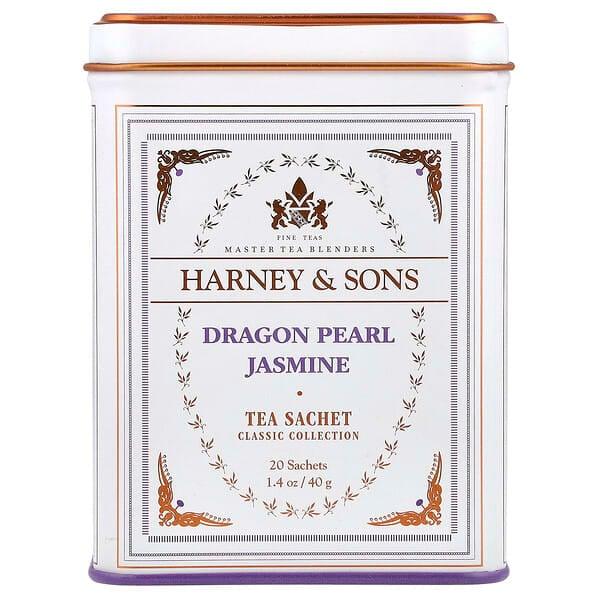 Harney & Sons, 파인 티, 드래곤 펄 자스민, 20 티백, 40 g(1.4oz)