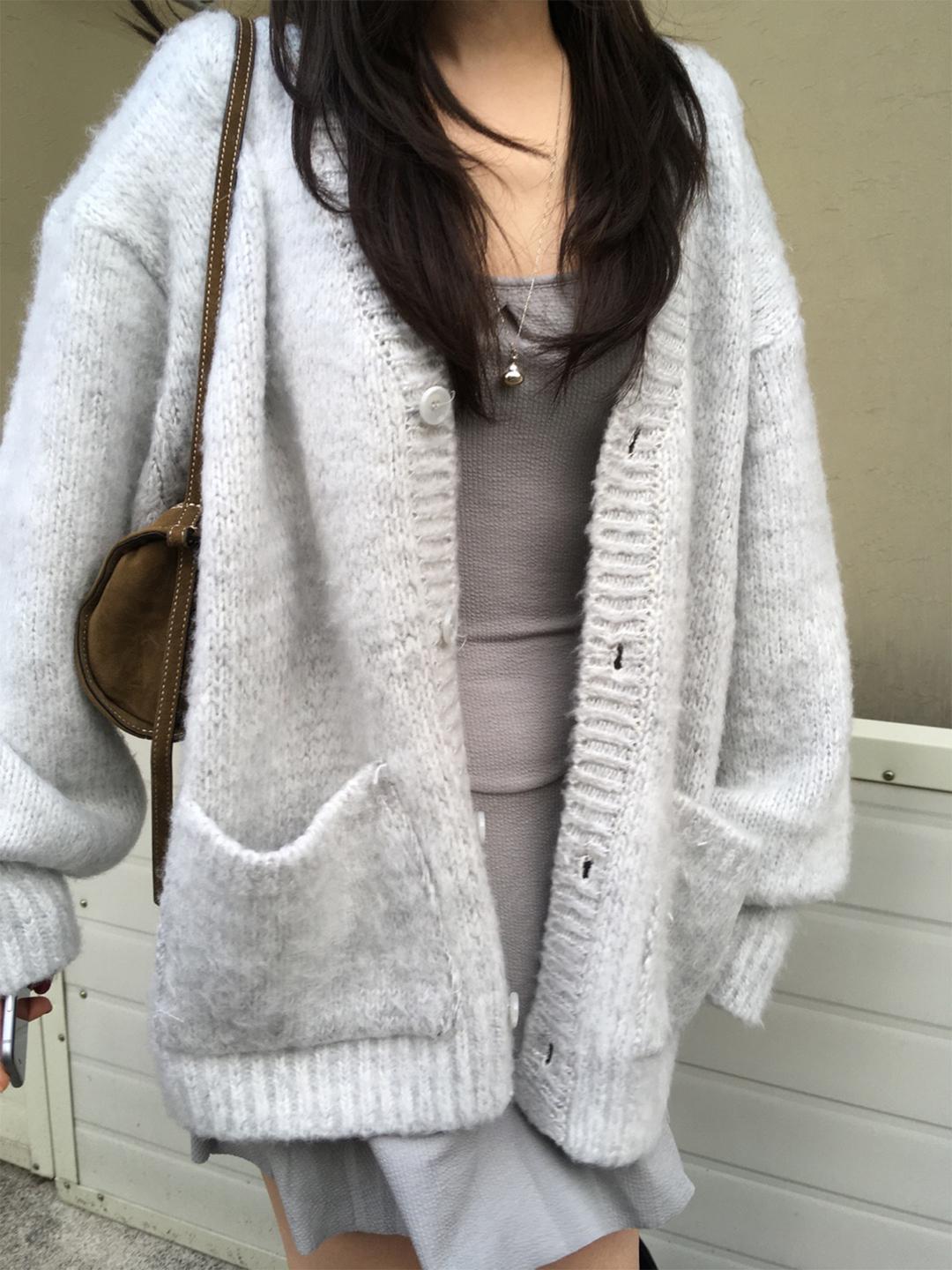 smog blush cardigan