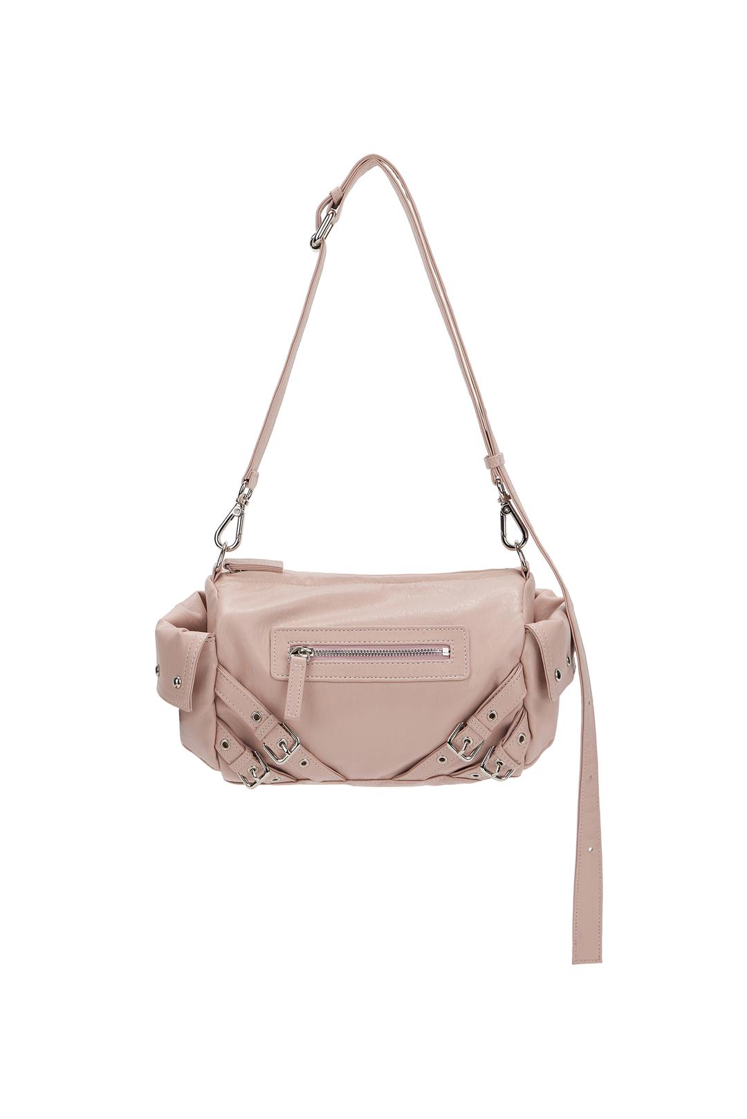 STUD POCKET BAG IN PINK
