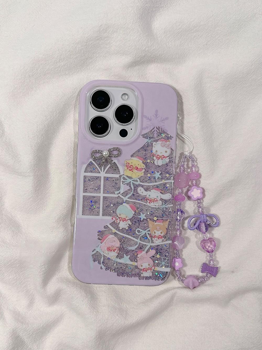 겨울 퍼플 크리스마스 아이폰 17 프로 맥스 케이스